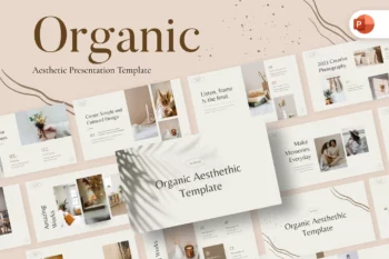Organic Aesthetic Minimalist PowerPoint Template