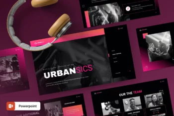 Urbansics - Music Event Powerpoint Template