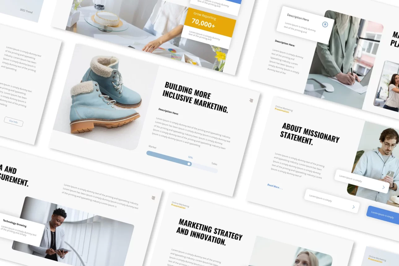 Online Marketing Powerpoint Presentation Template