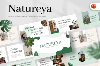 Natureya Aesthetic PowerPoint Template