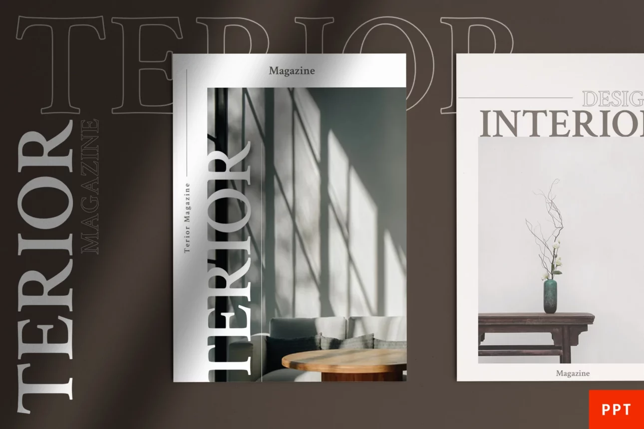 Terior - Furniture Magazine Powerpoint Template