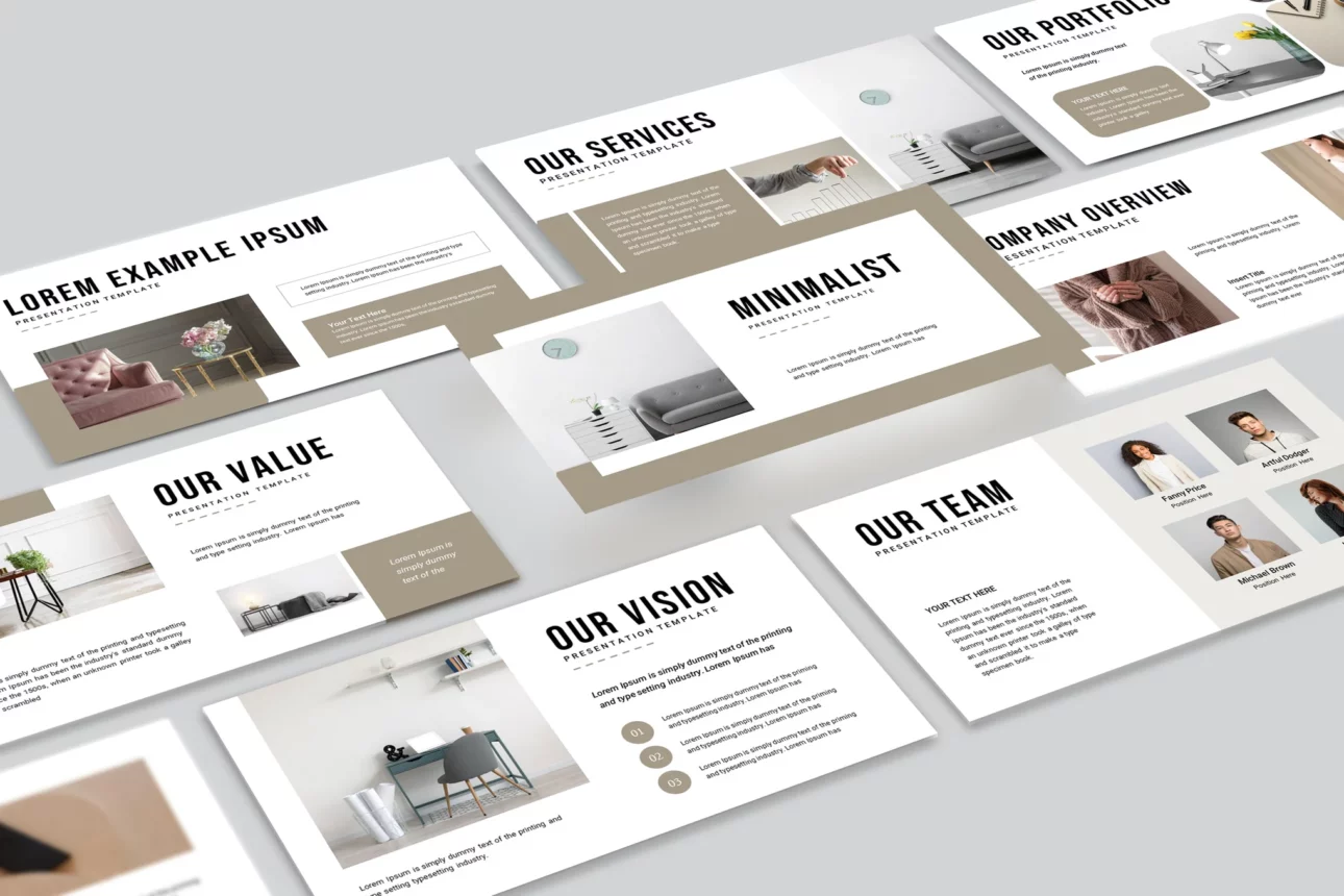 Minimalist PowerPoint Presentation Template