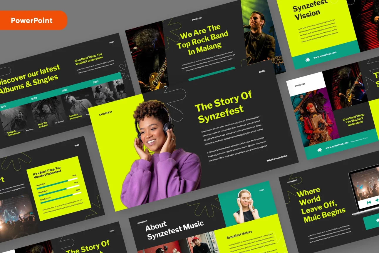 SYNZEFEST - Music Festival Powerpoint Template