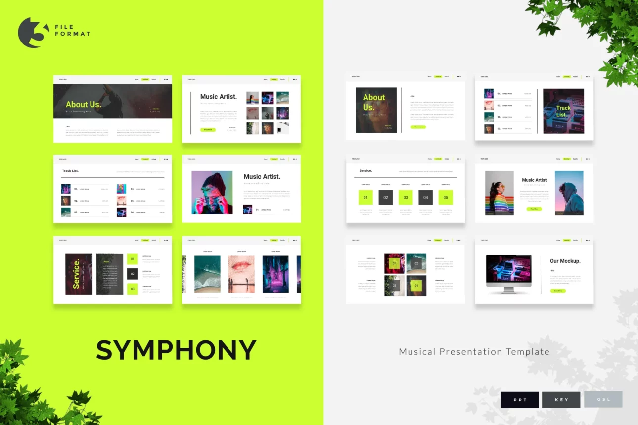 Symphony - Musical Presentation Template