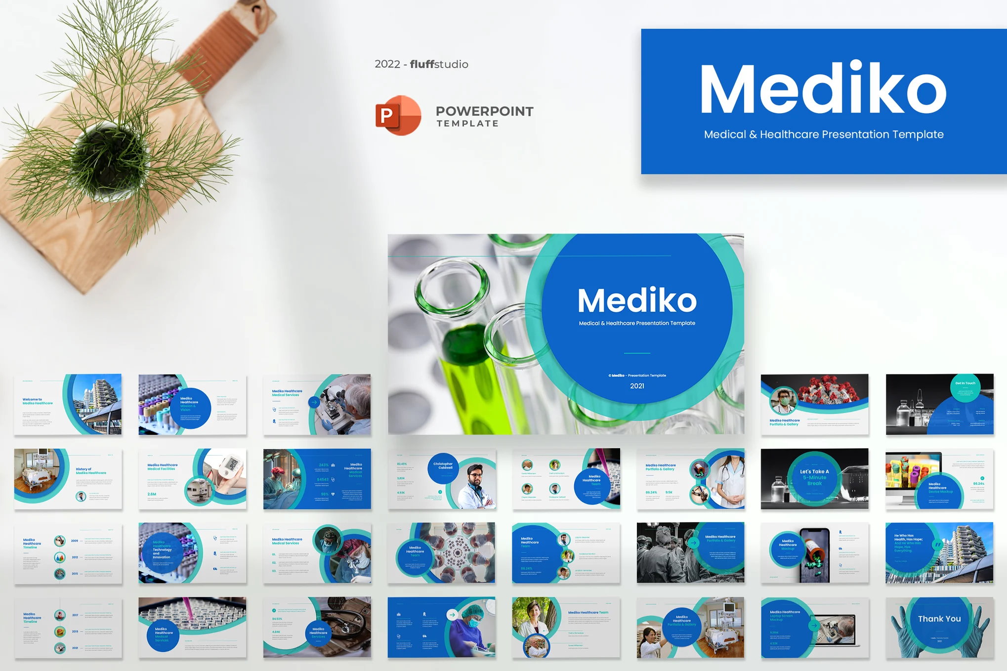 Mediko - Medical Healthcare PowerPoint Template