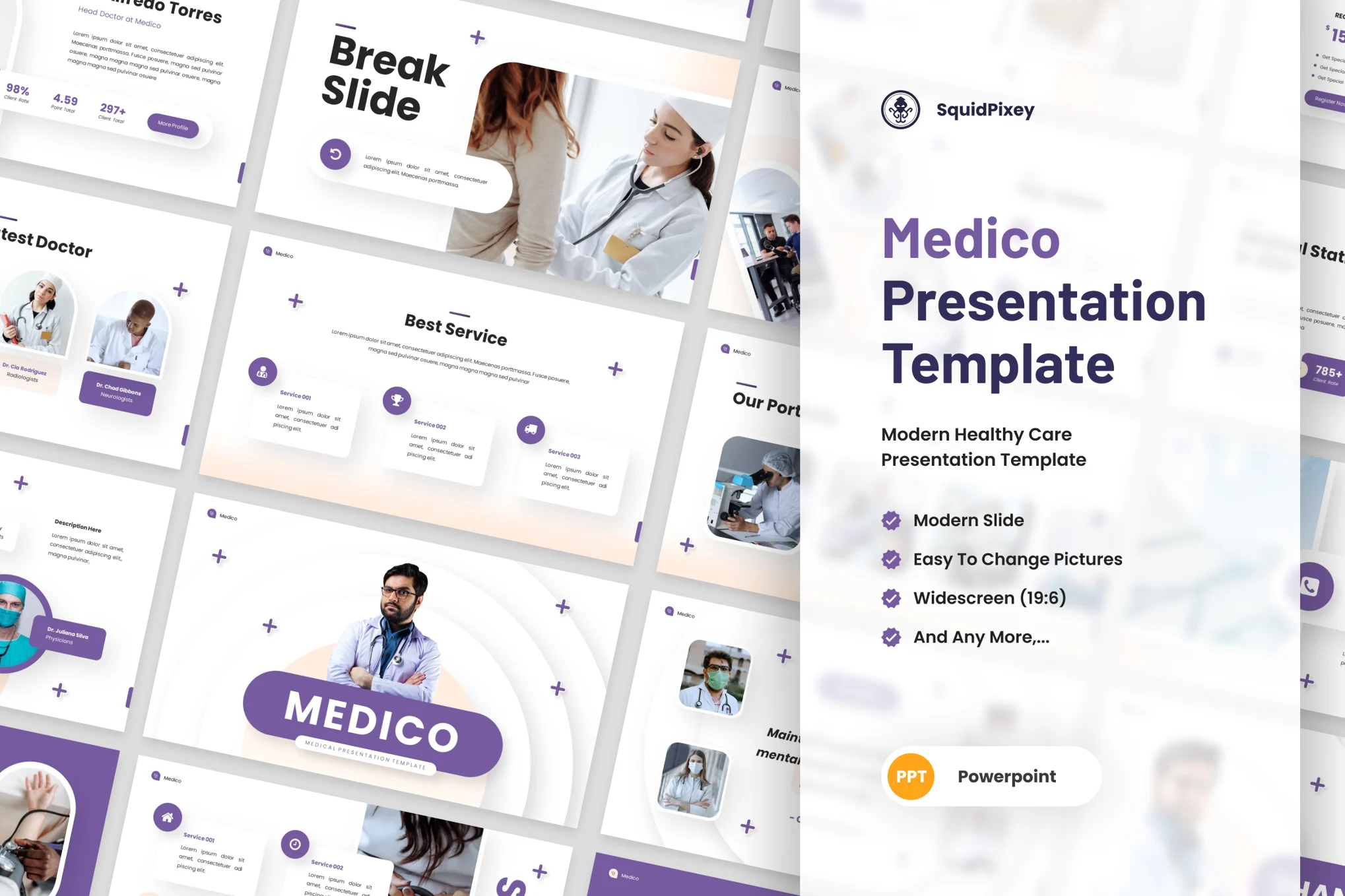 Medico - Modern Healthcare Powerpoint Template