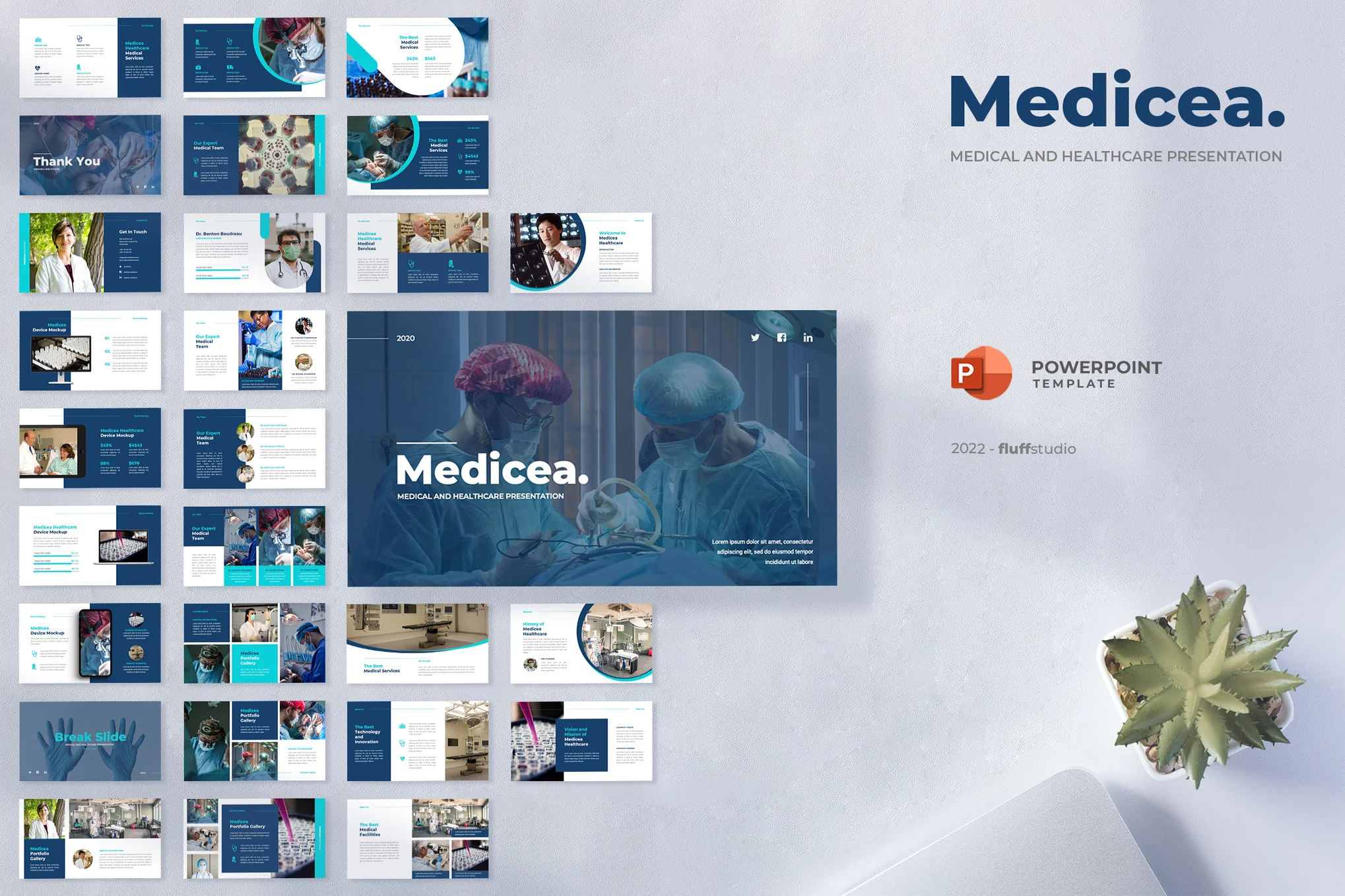 Medicea - Medical Powerpoint Template