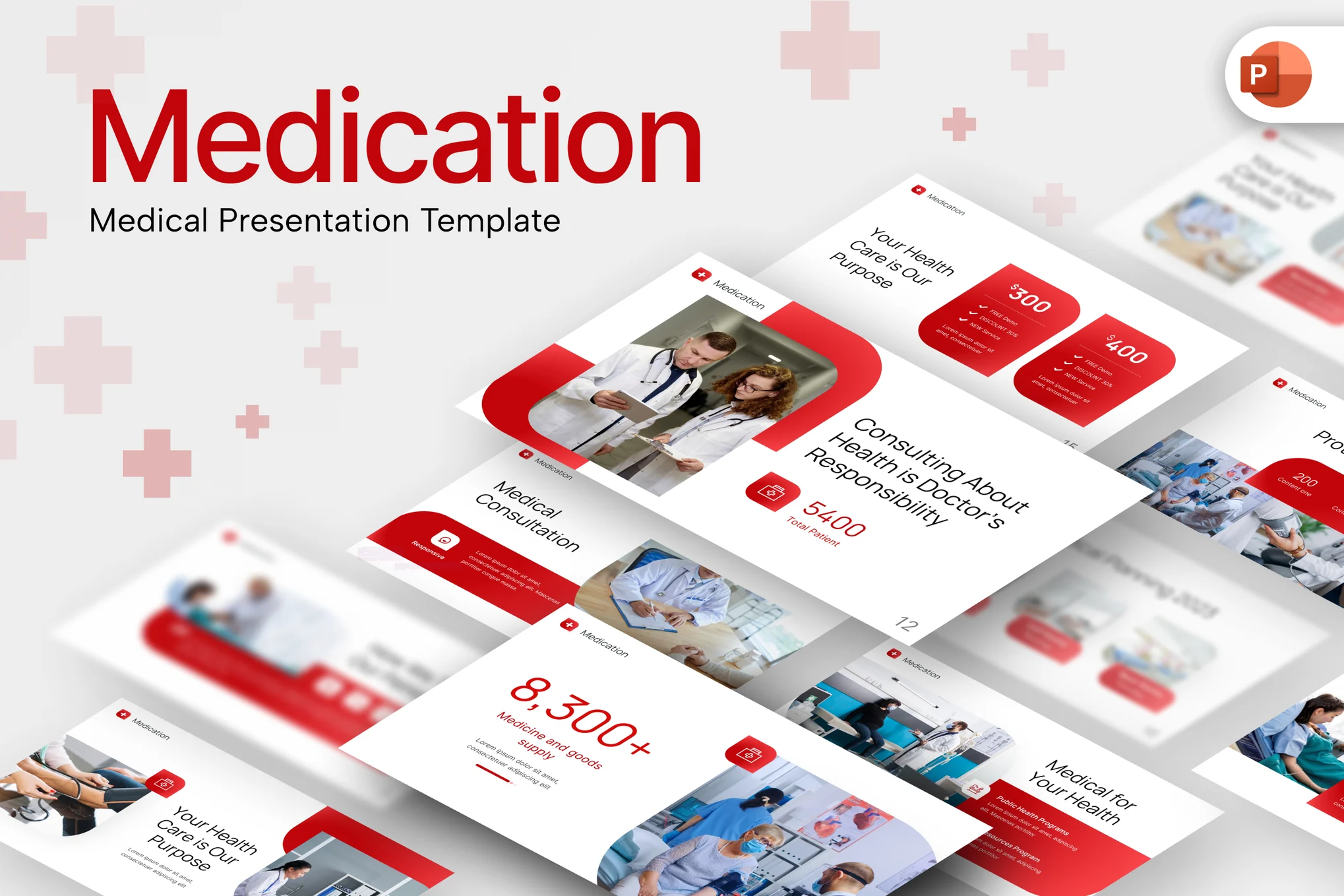 Medication Professional PowerPoint Template
