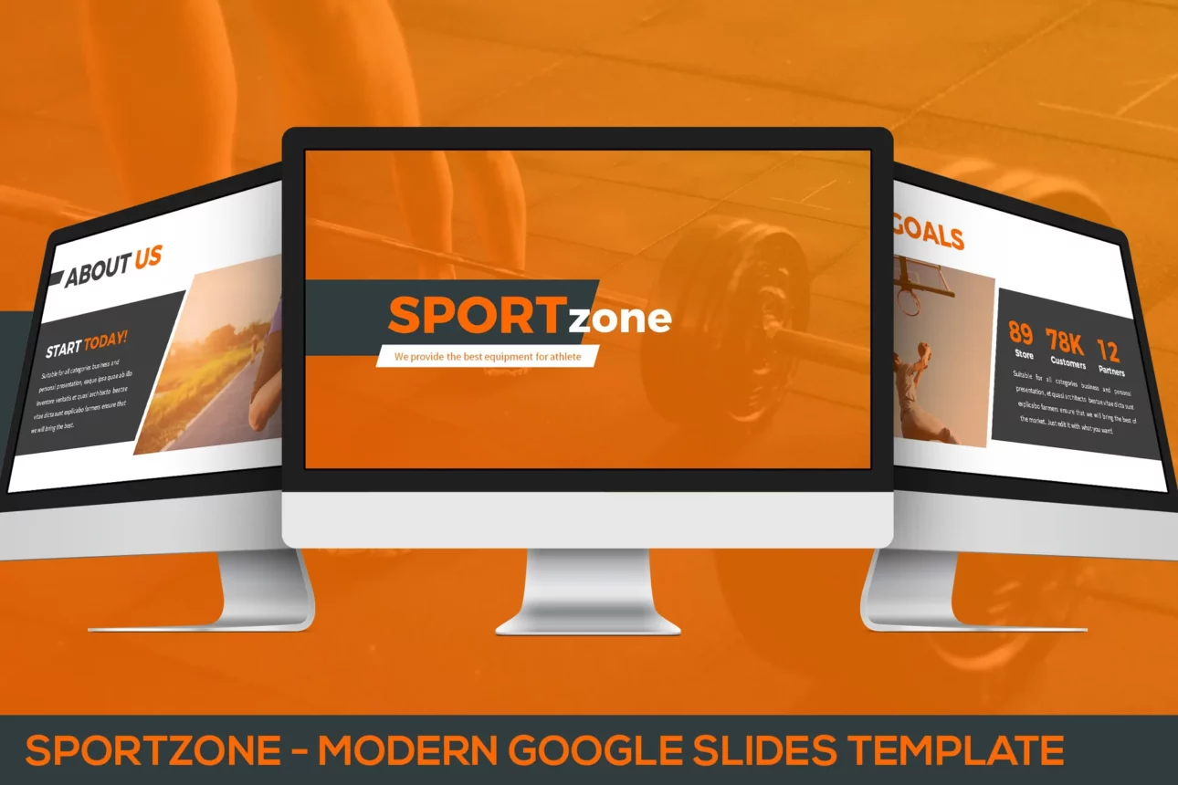 Sportzone - Modern Google Slides Template