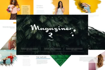 MAGAZINE 2 Powerpoint template