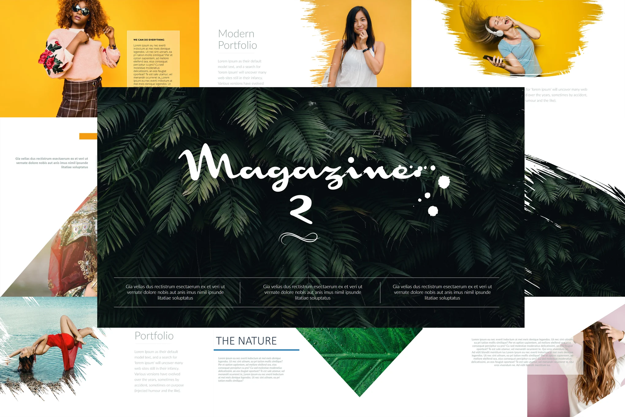 MAGAZINE 2 Powerpoint template