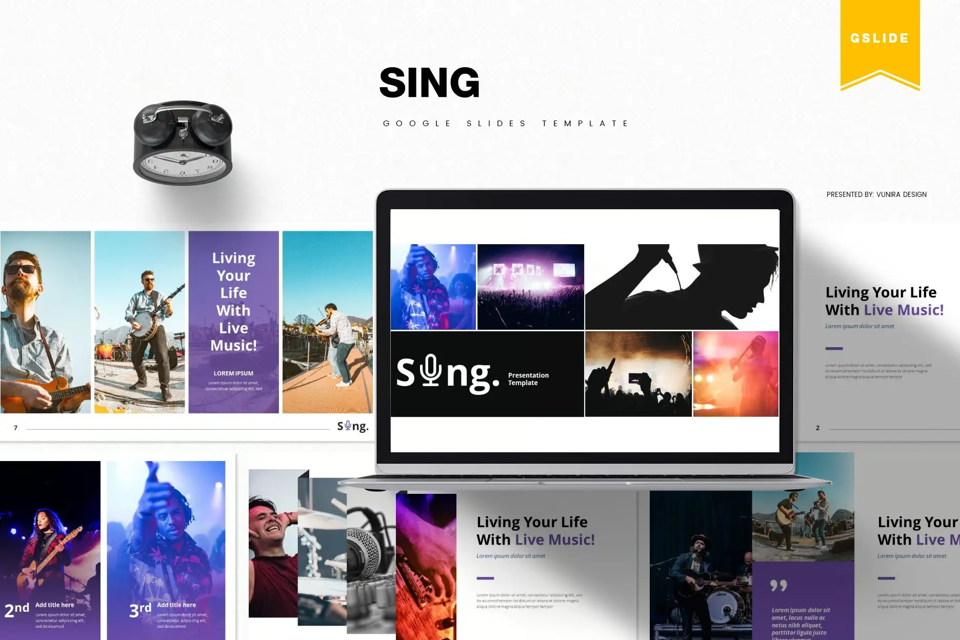 Sing| Google Slides Template