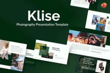Klise Green Minimalist Photography PowerPoint