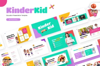 KinderKid Education PowerPoint Template