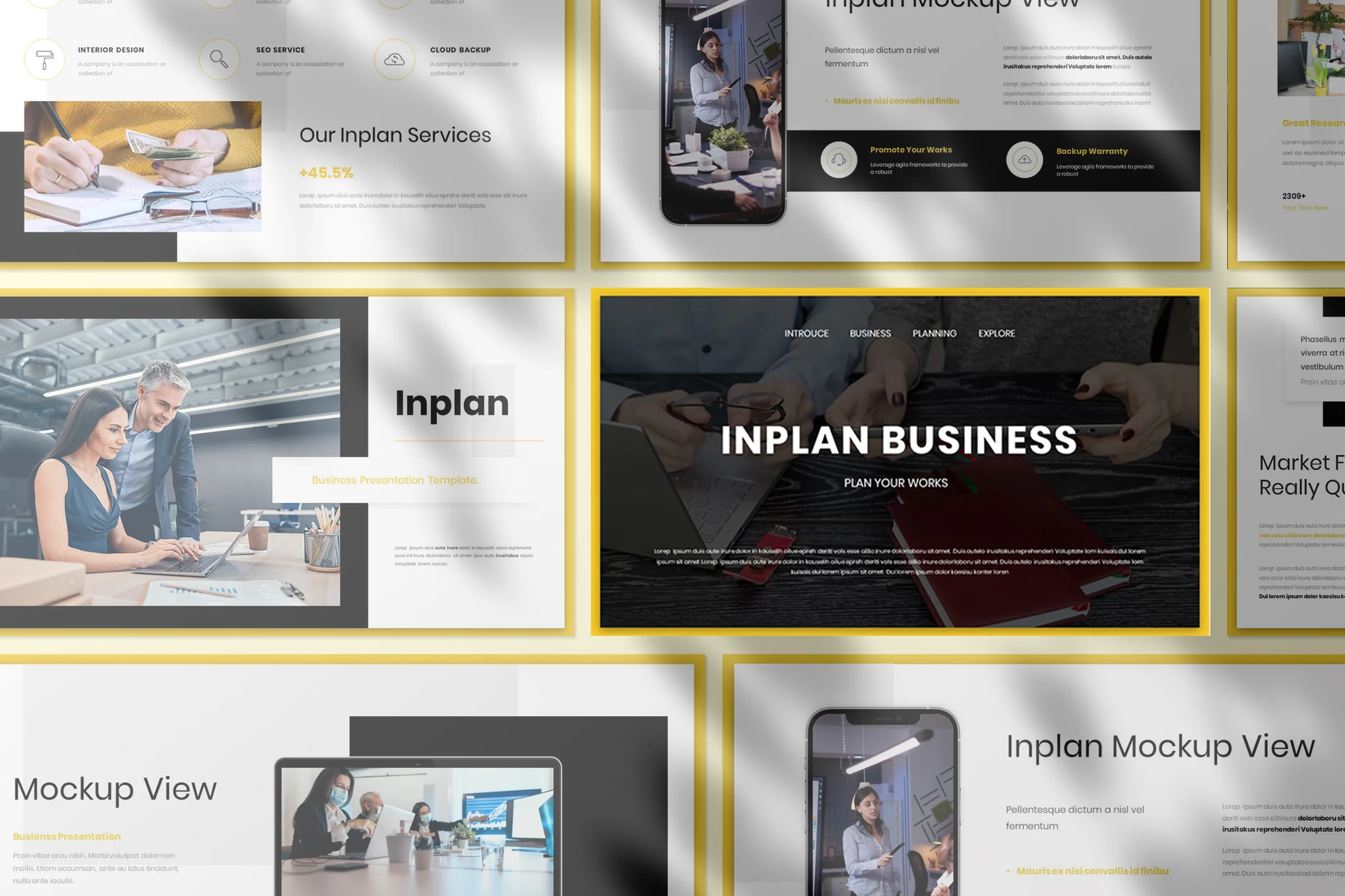 Inplan - Business Presentation PowerPoint Template