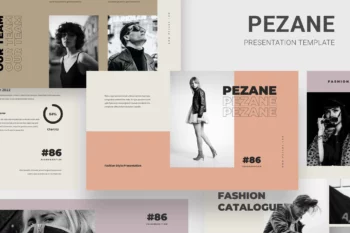 Pezane - Fashion Magazine Powerpoint Template