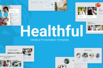 Healthful Blue Creative Medical PowerPoint