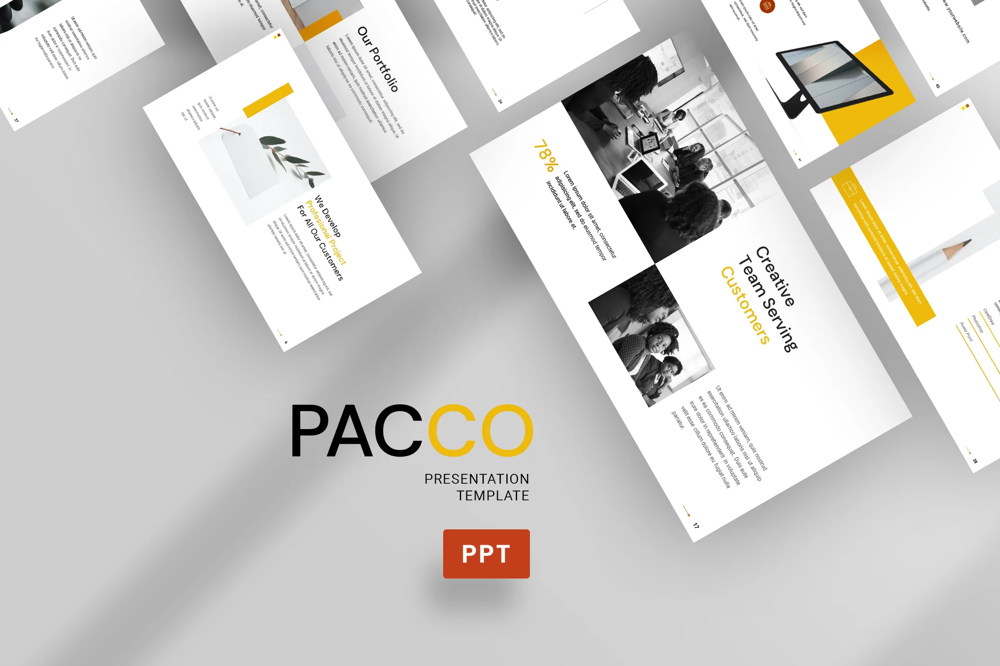 Pacco - Minimalist Powerpoint Template