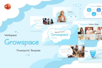 Growspace Workspace Creative PowerPoint Template