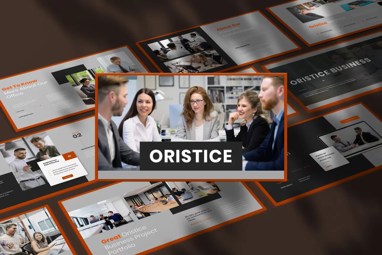 Oristice Business Presentation PowerPoint Template