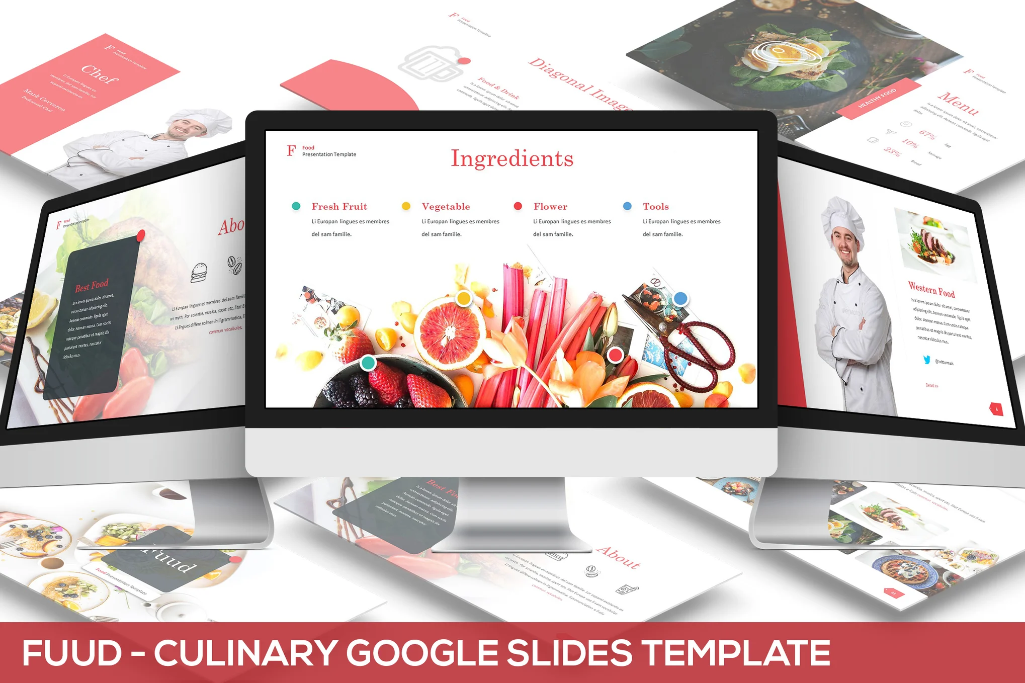 Fuud - Culinary Google Slides Template
