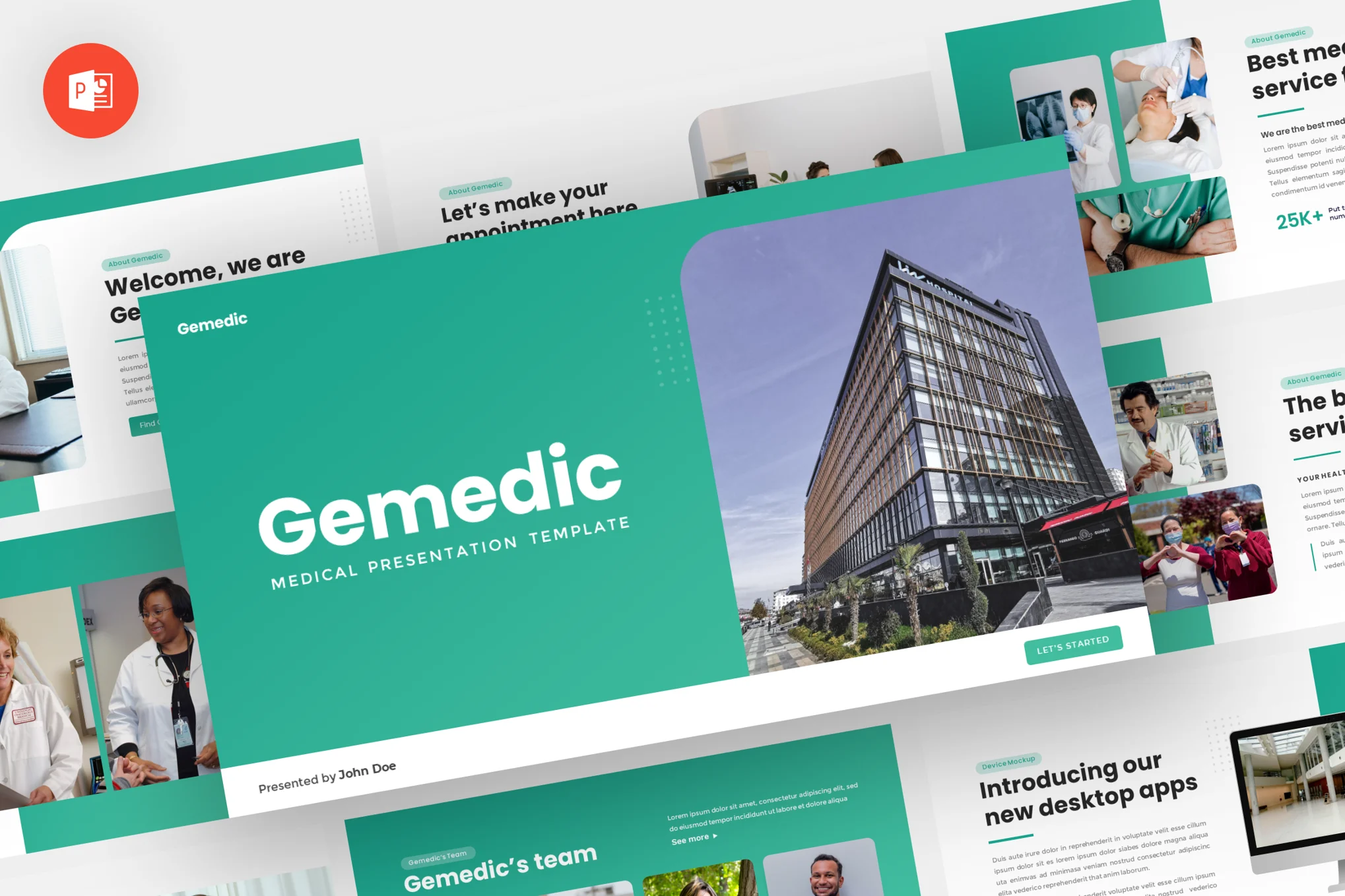 Gemedic - Medical Powerpoint Template