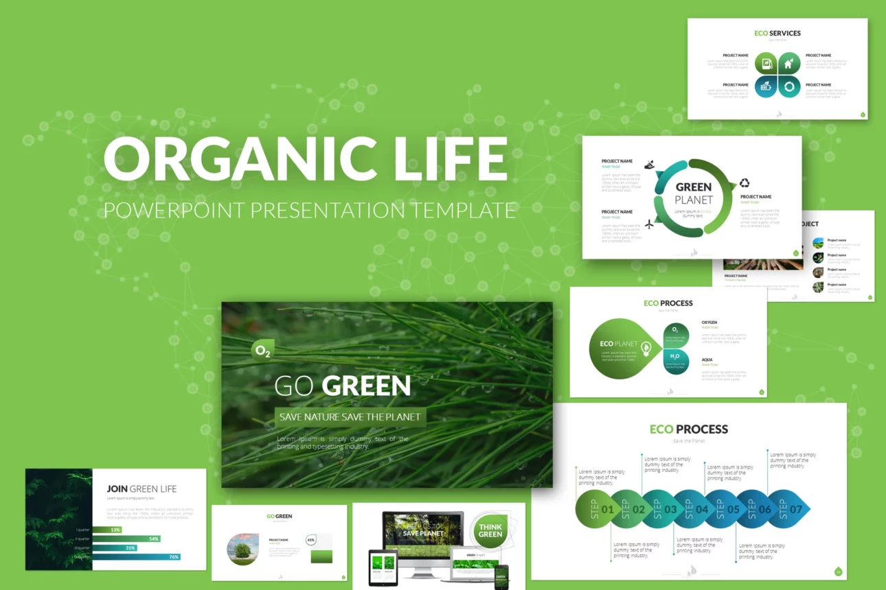 Organic Life PowerPoint Presentation Template