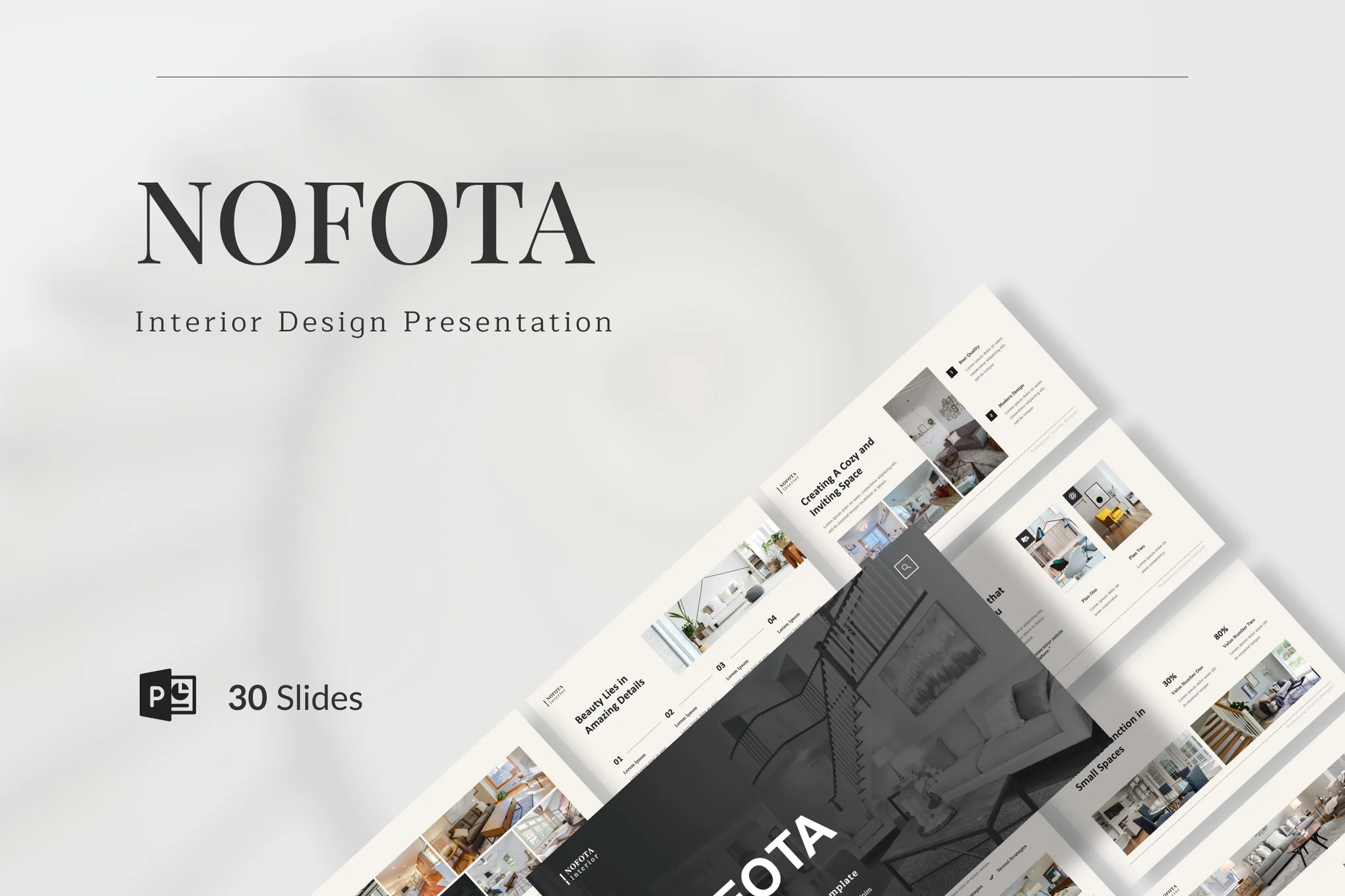 Nofota - Interior Design Presentation PowerPoint