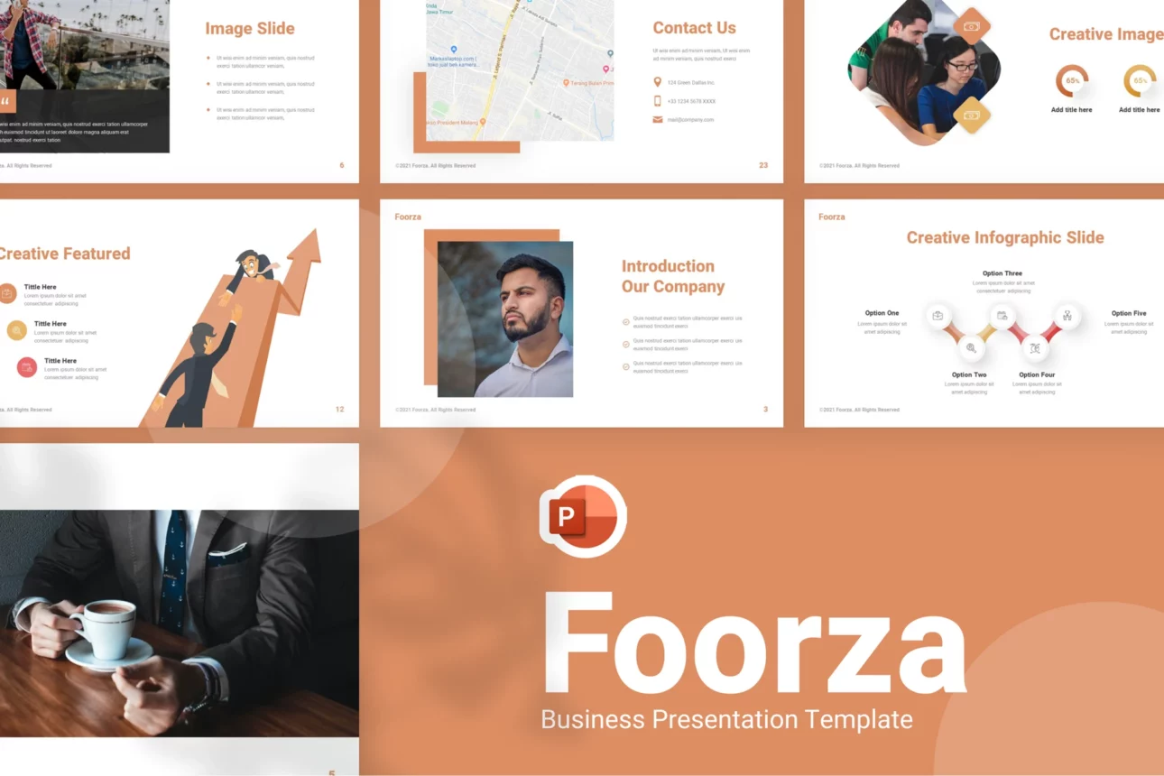 Foorza Business Powerpoint Template