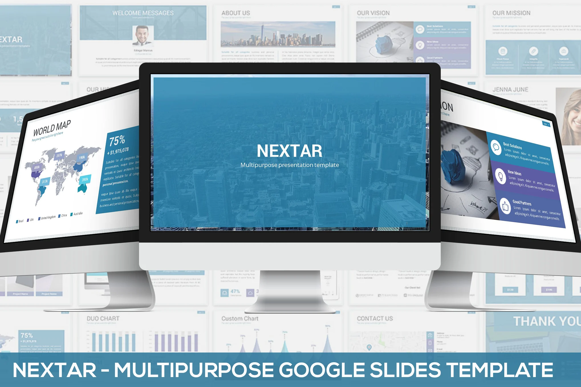 Nextar - Multipurpose Google Slides Template