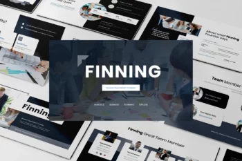 Finning Business Presentation PowerPoint Template