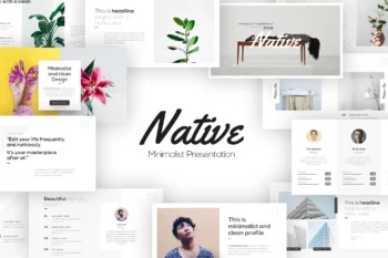 Native Minimalist PowerPoint Template