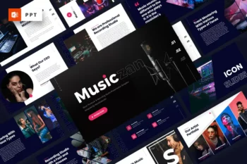 Musiczan - Music Producer Powerpoint Template