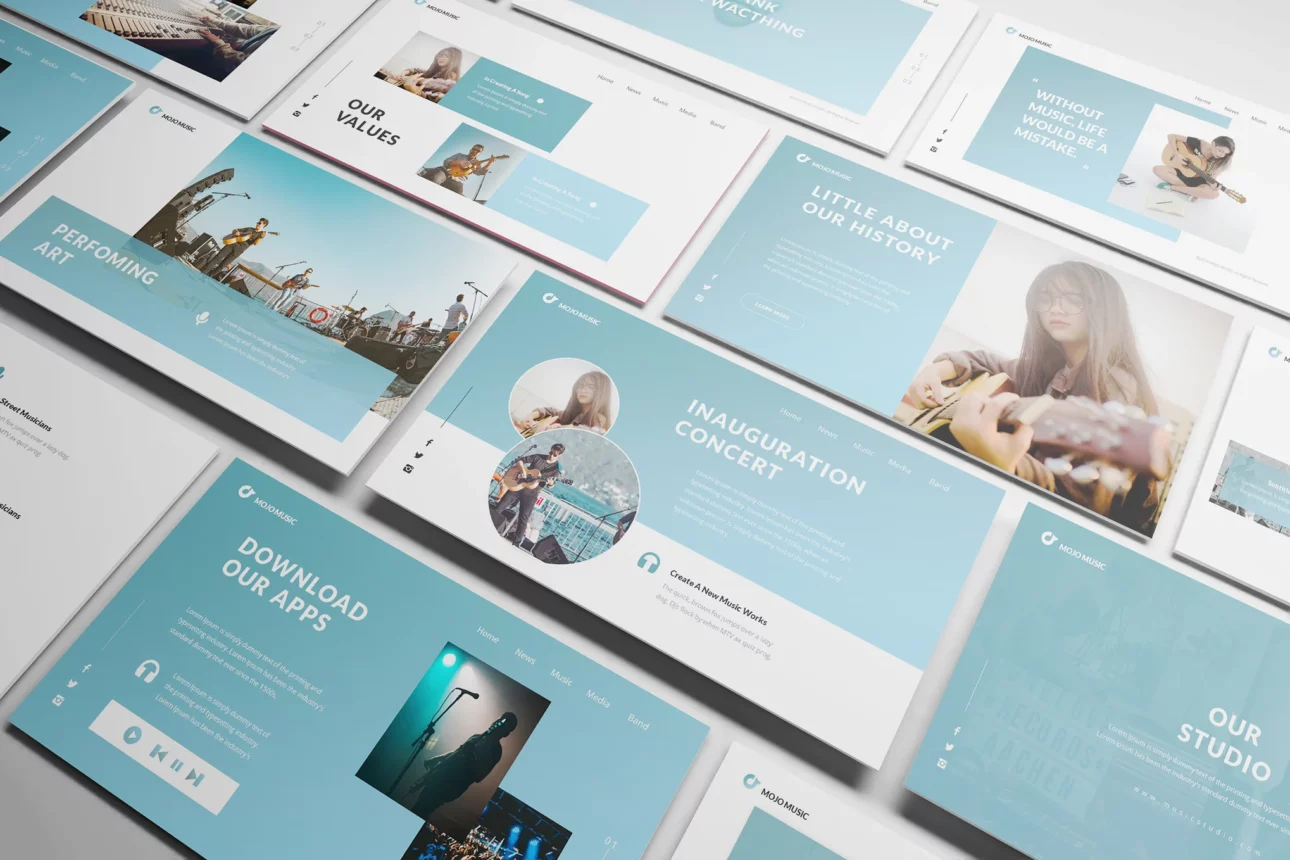 Music Powerpoint Presentation Template