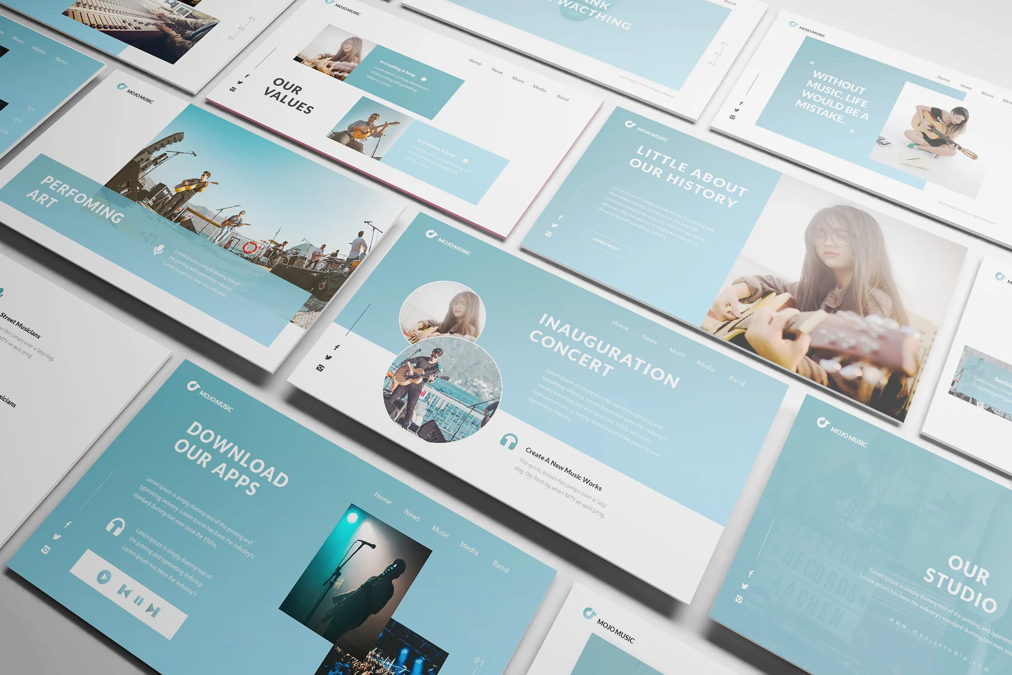 Music Powerpoint Presentation Template