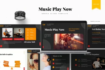 Music Play Now | Google Slides Template