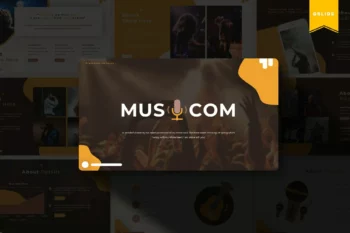 Musicom | Google Slides Template