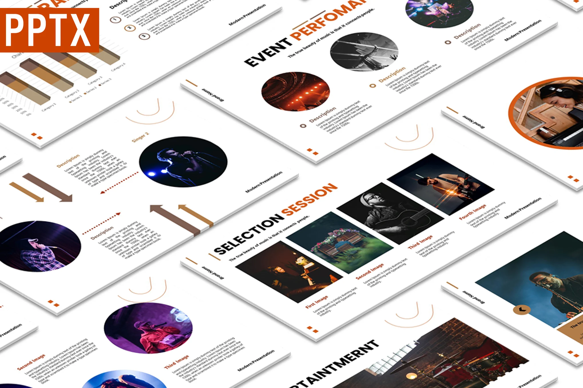 Music Entertainment - Powepoint template