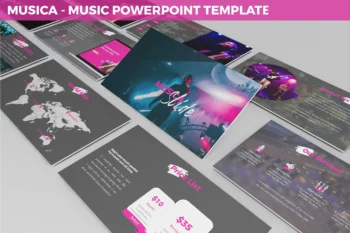 Musica - Entertainment Powerpoint Template
