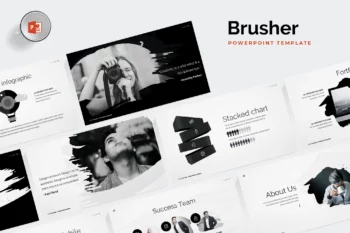 23 Brusher Powerpoint Template