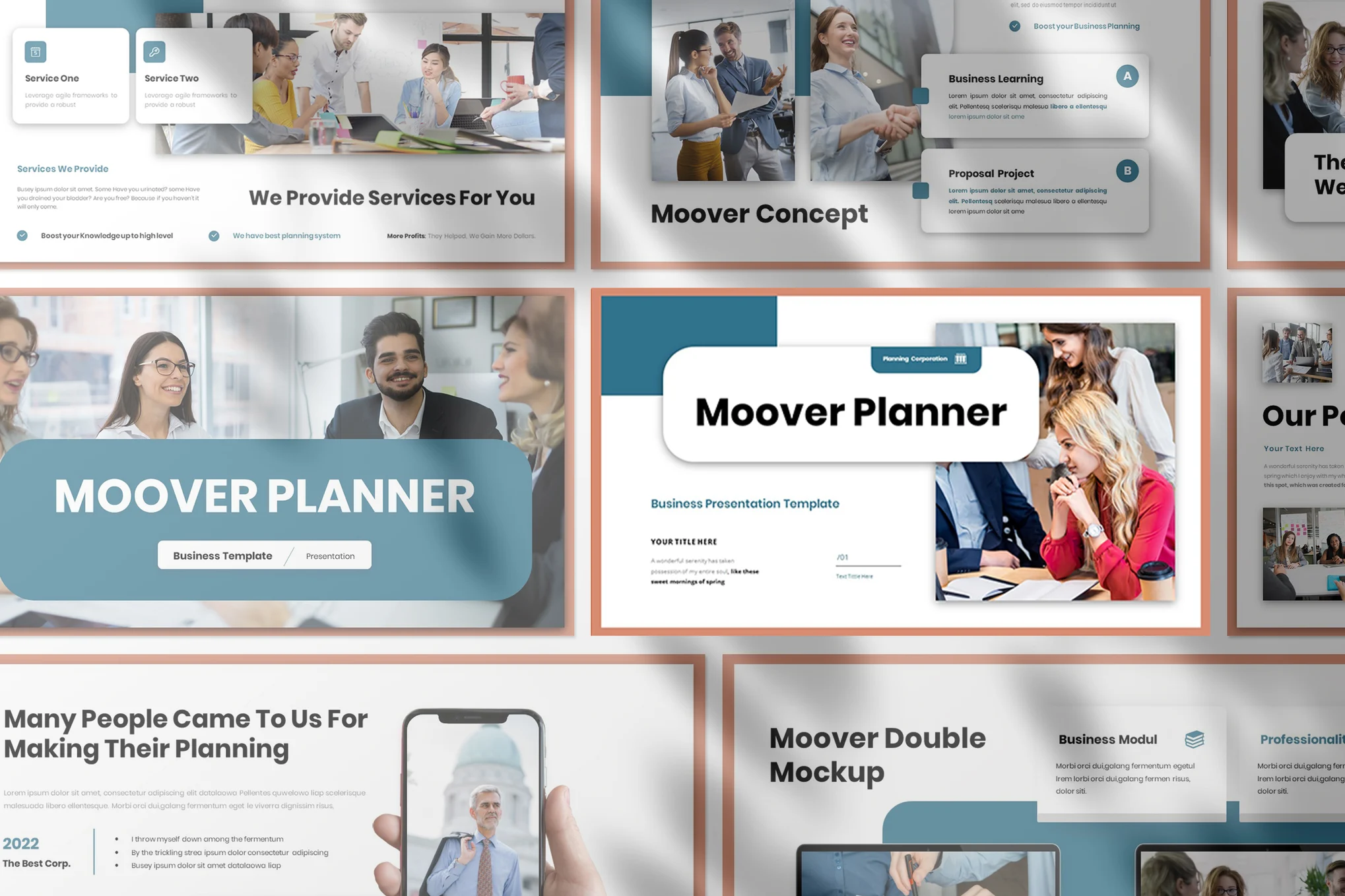 Moover - Business Presentation PowerPoint Template