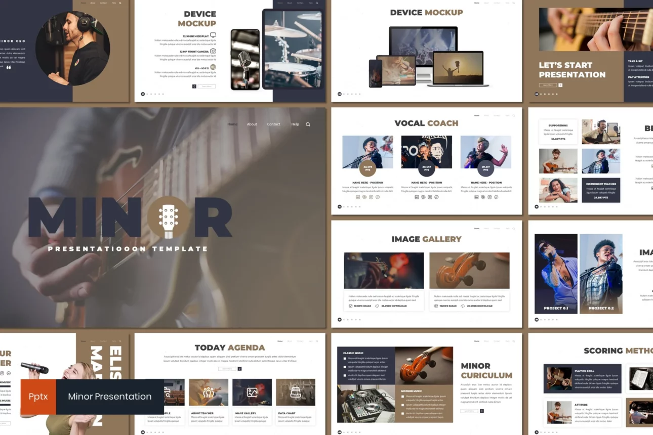 Minor - Powerpoint Template