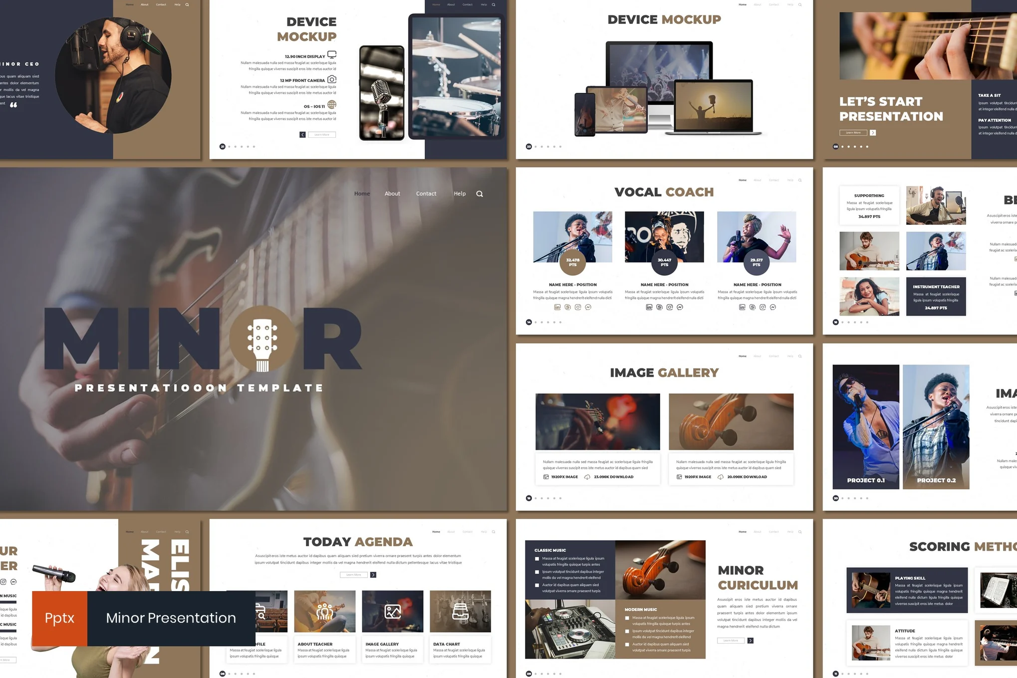 Minor - Powerpoint Template