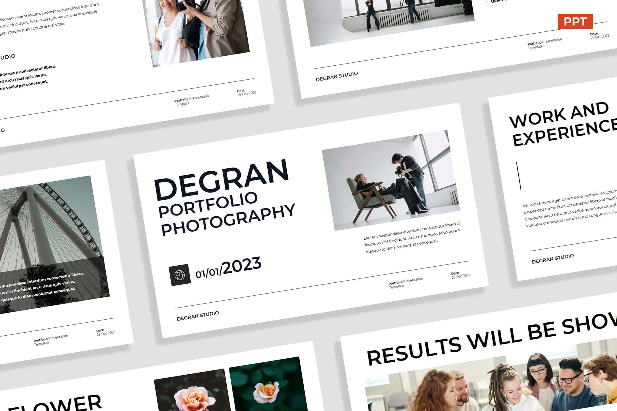 Minimalist Black White Photography Portfolio 023