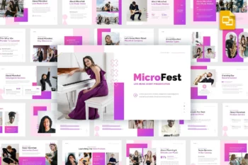 Microfest - Live Music Event Google Slides