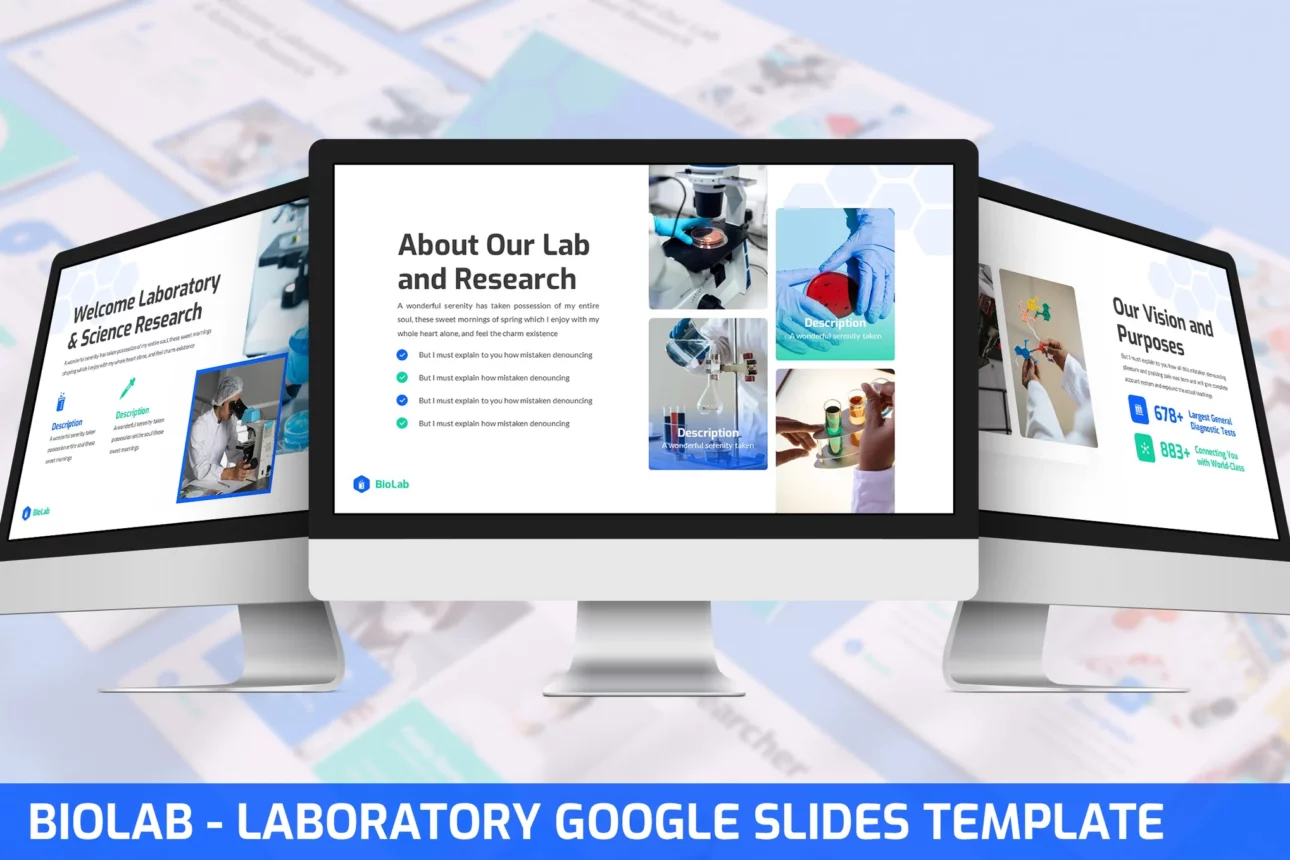 Biolab - Laboratory Google Slides Template