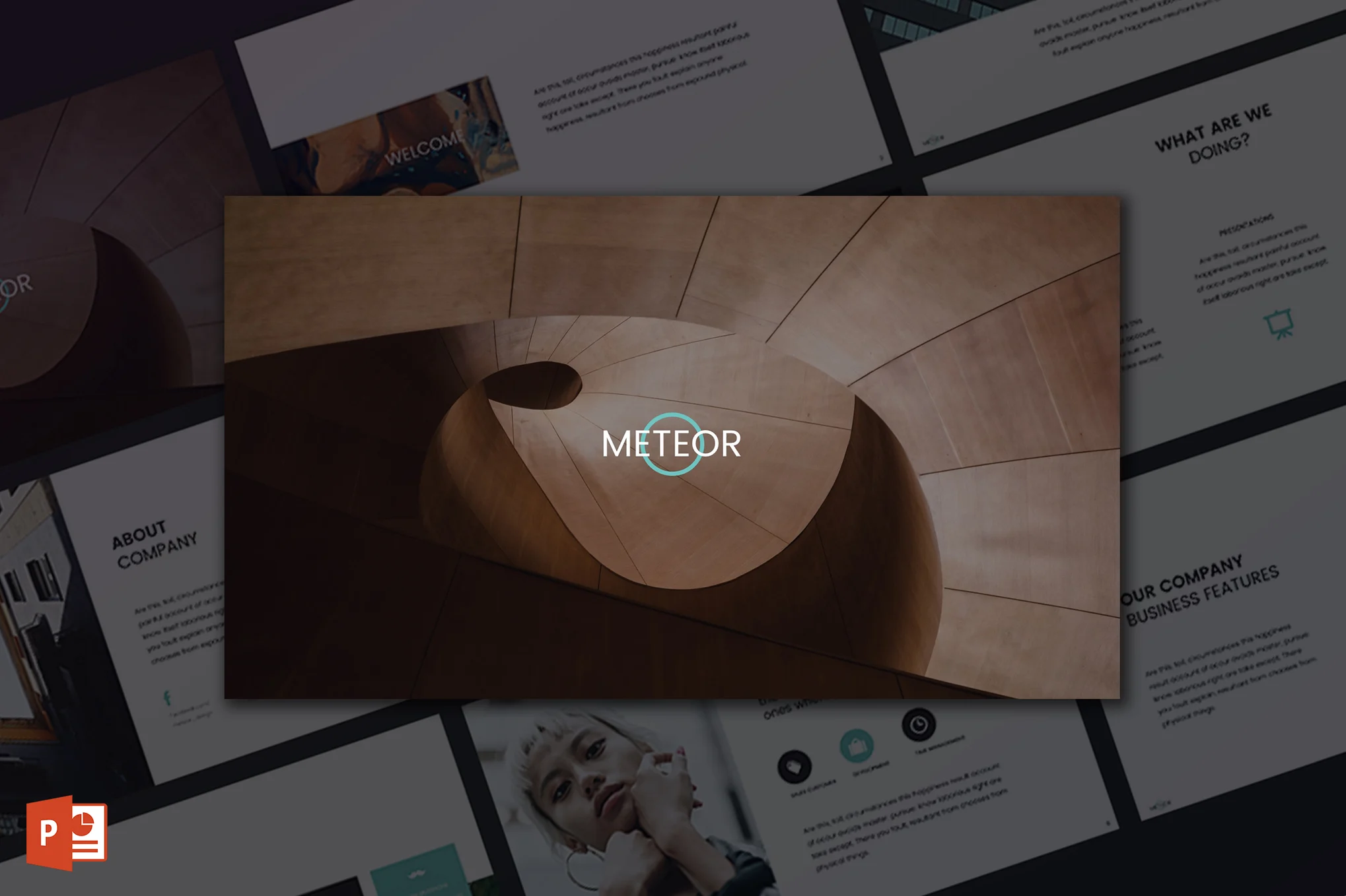 Meteor PowerPoint Template