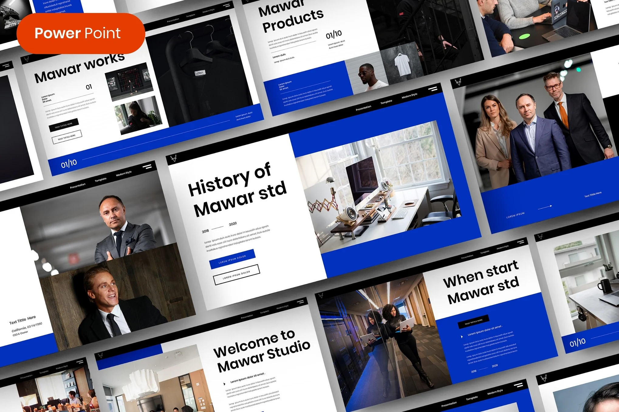 147 Mawar – Business PowerPoint Template