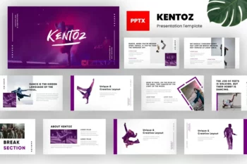 Kentoz - Dance Studio Powerpoint Template