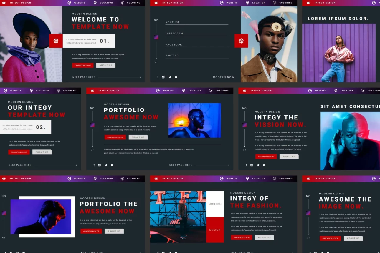 INTEGY Powerpoint Template